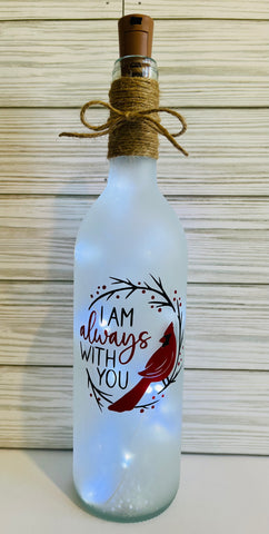 Frosted Cardinal Bottle