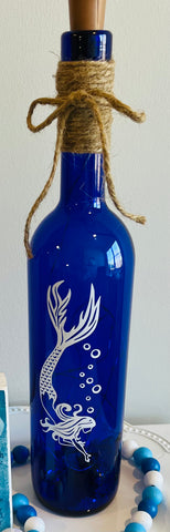 Blue Mermaid Bottle