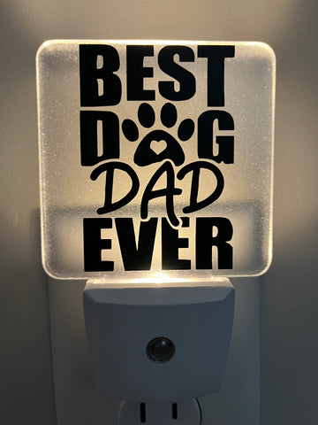 Best Dog Dad Ever Nightlight