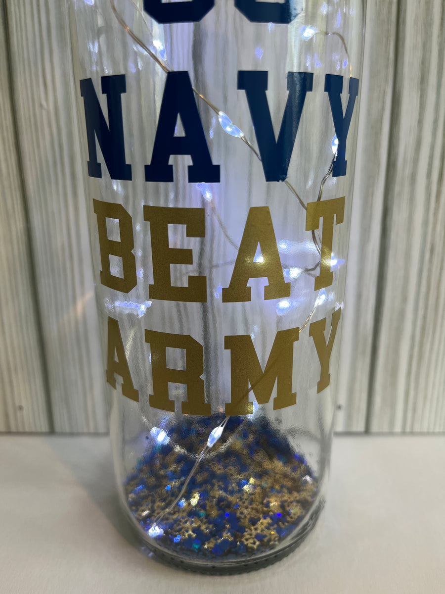 Go Army Beat Navy Beer Bottle Cozy Bottle Cooler