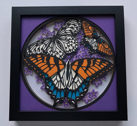 Butterflies 3D Shadowbox