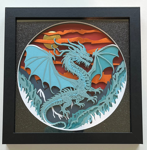 Dragon 3D Shadowbox