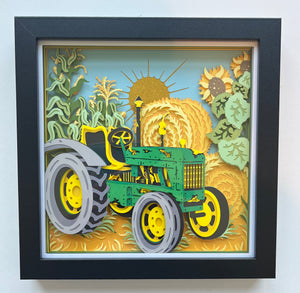 Tractor 3D Shadowbox