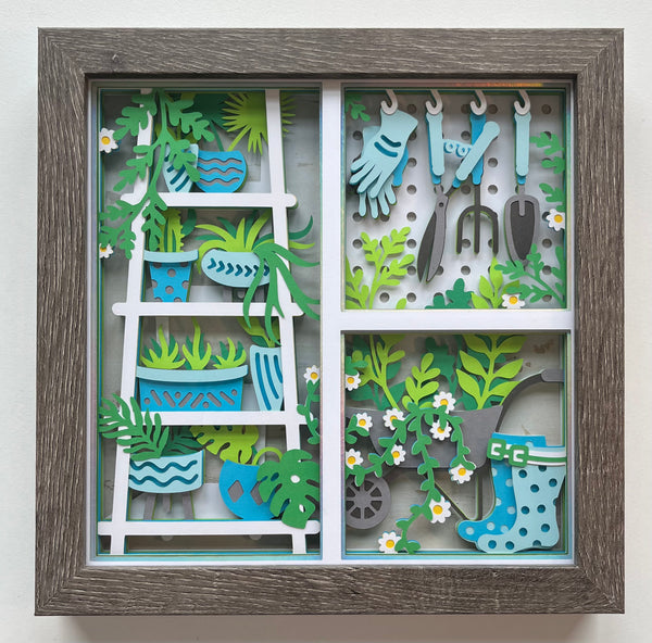 Garden Window 3D Shadowbox