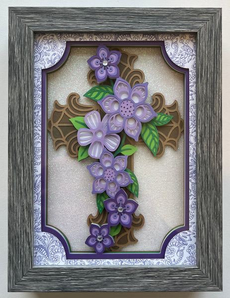 5x7 Cross 3D Shadowbox