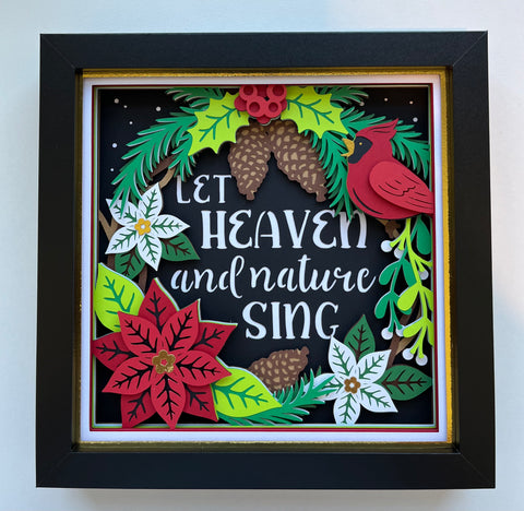 Let Heaven and Nature Sing 3D Shadowbox