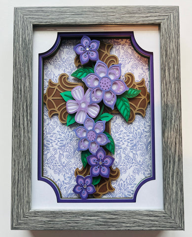 5x7 Cross 3D Shadowbox