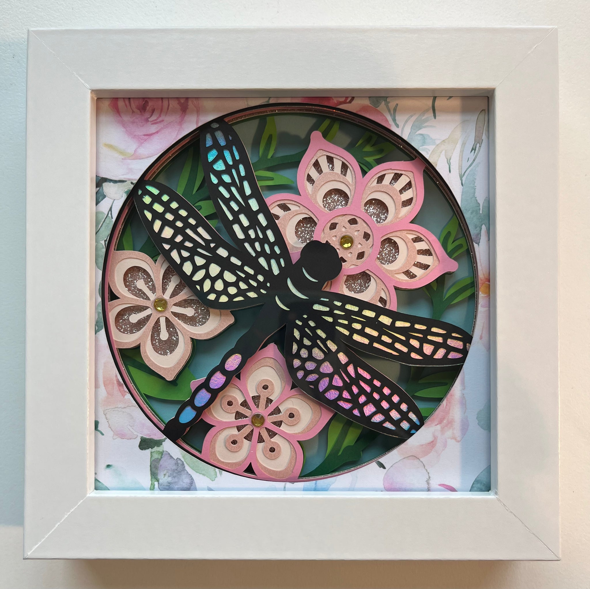 Mini Dragonfly 3D Shadowbox