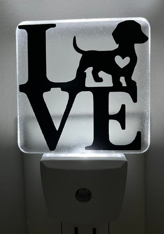 Dachshund Love Nightlight