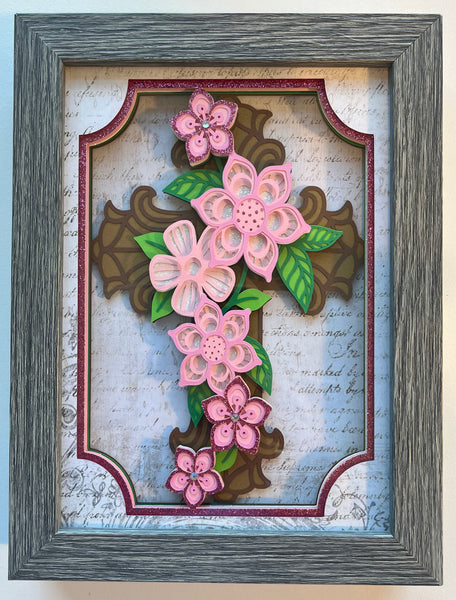 5x7 Cross 3D Shadowbox