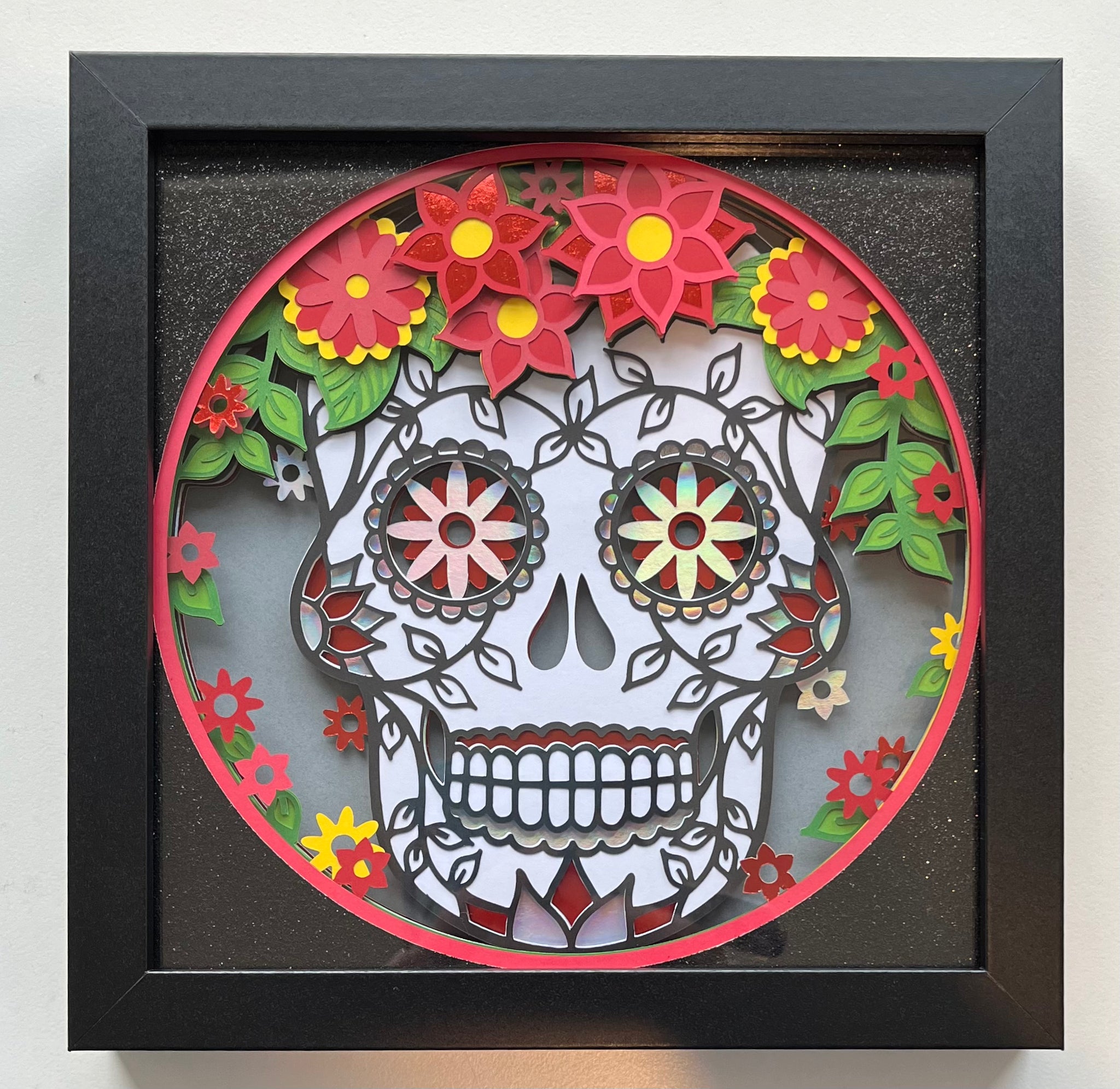 Sugar Skull 3D Shadowbox