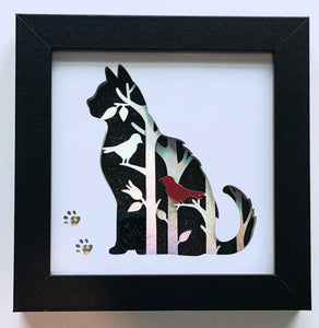 Mini Cat 3D Shadowbox