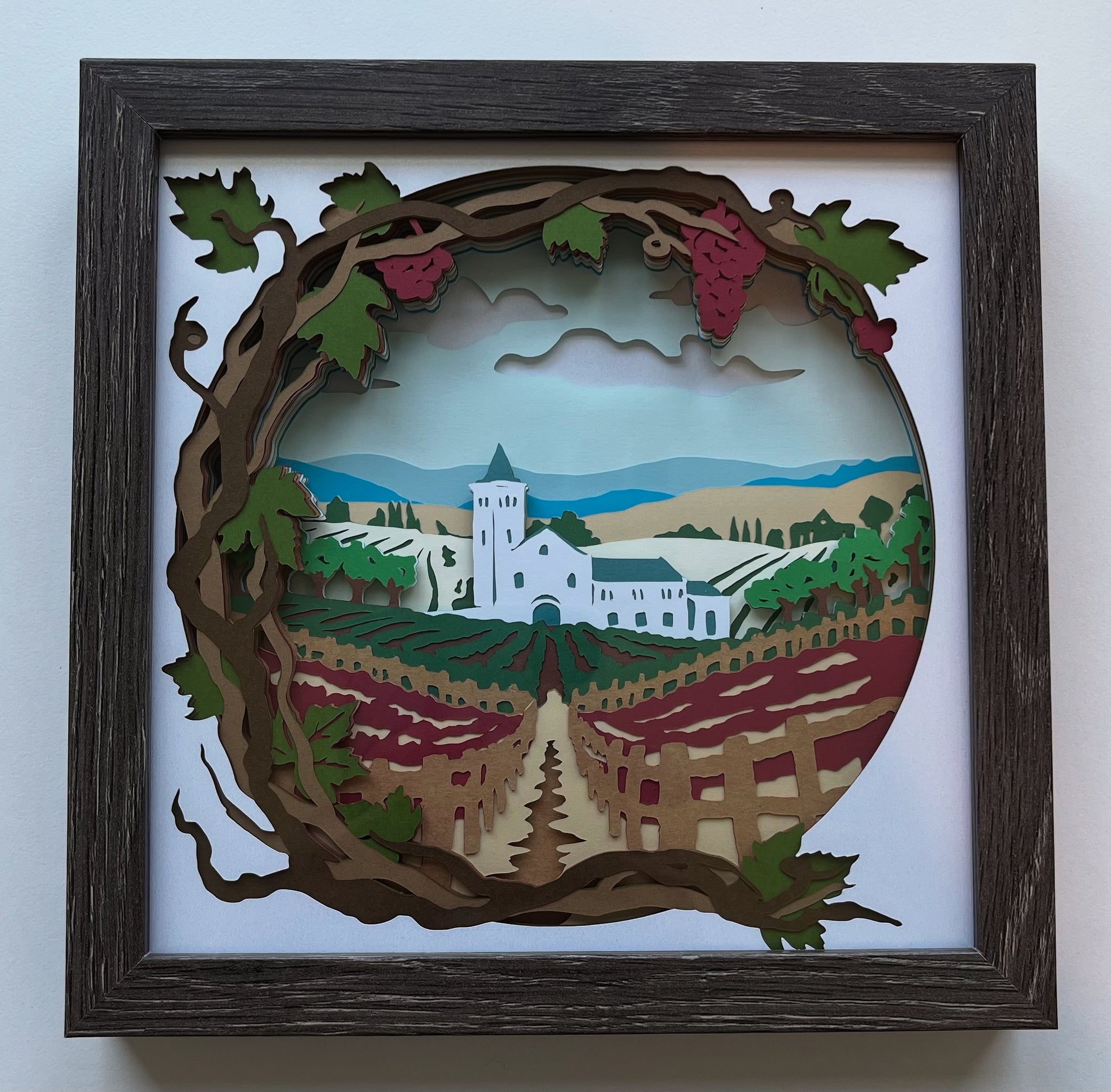 Winery 3D Shadowbox