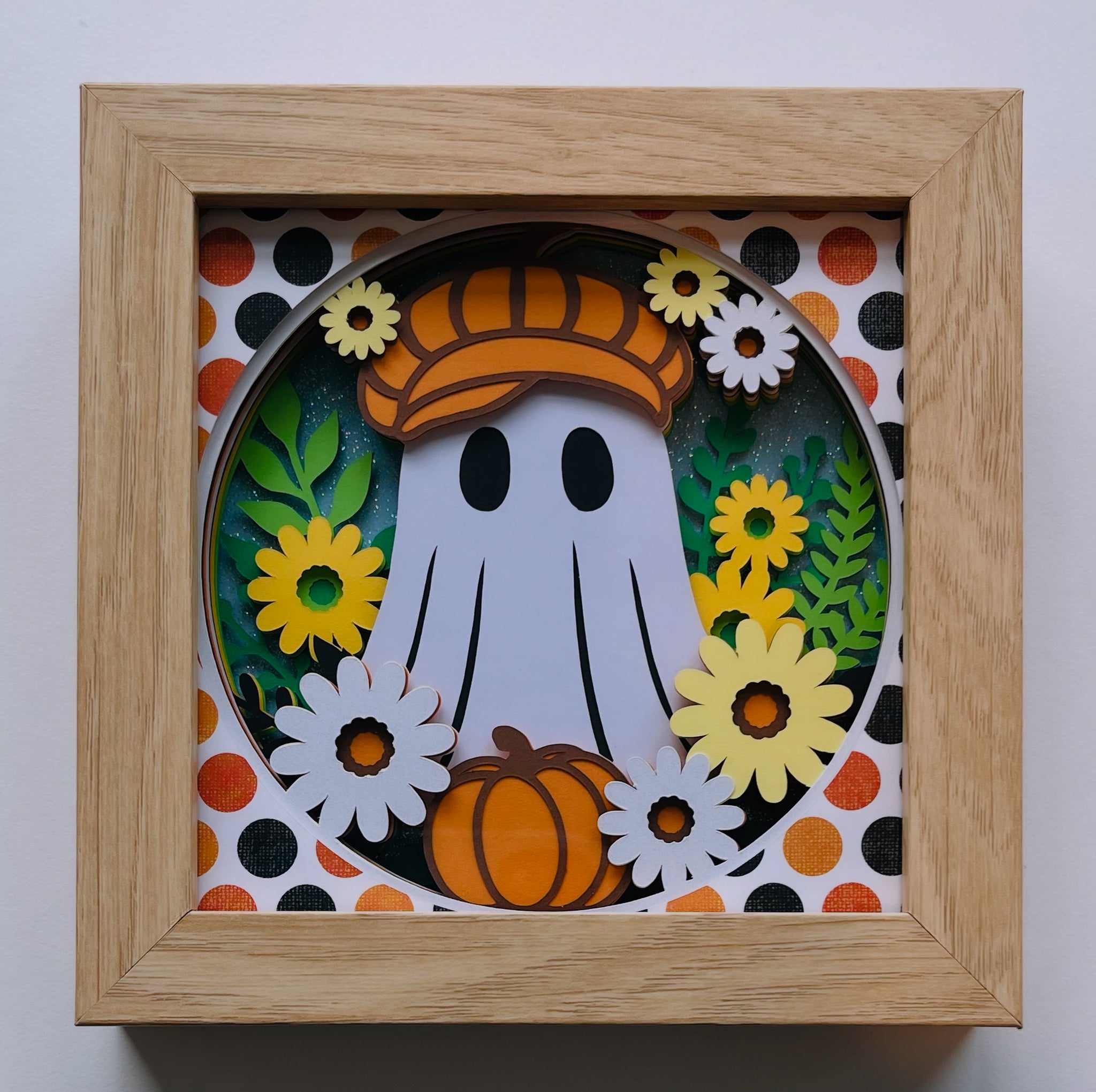 Mini Cute Ghost 3D Shadowbox