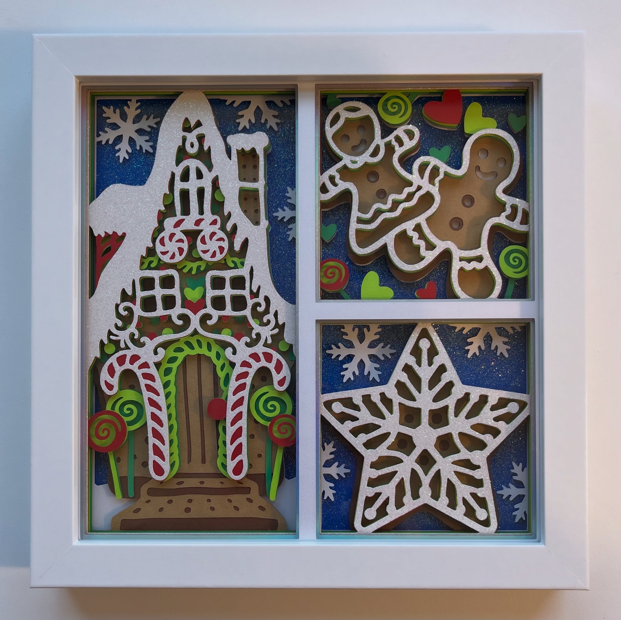 Gingerbread House 3D Shadowbox