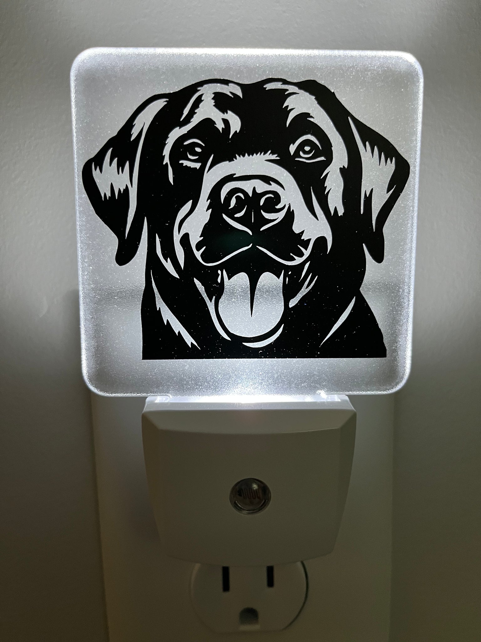 Black Lab Dog Nightlight