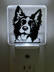 Border Collie Dog Nightlight