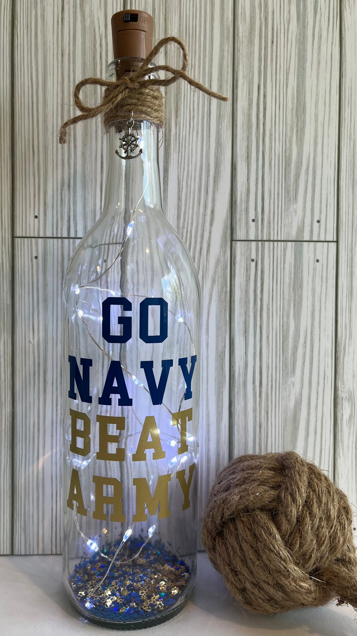 Go Army Beat Navy Beer Bottle Cozy Bottle Cooler