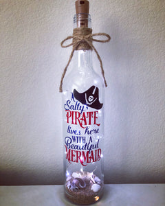 Pirate Mermaid Bottle