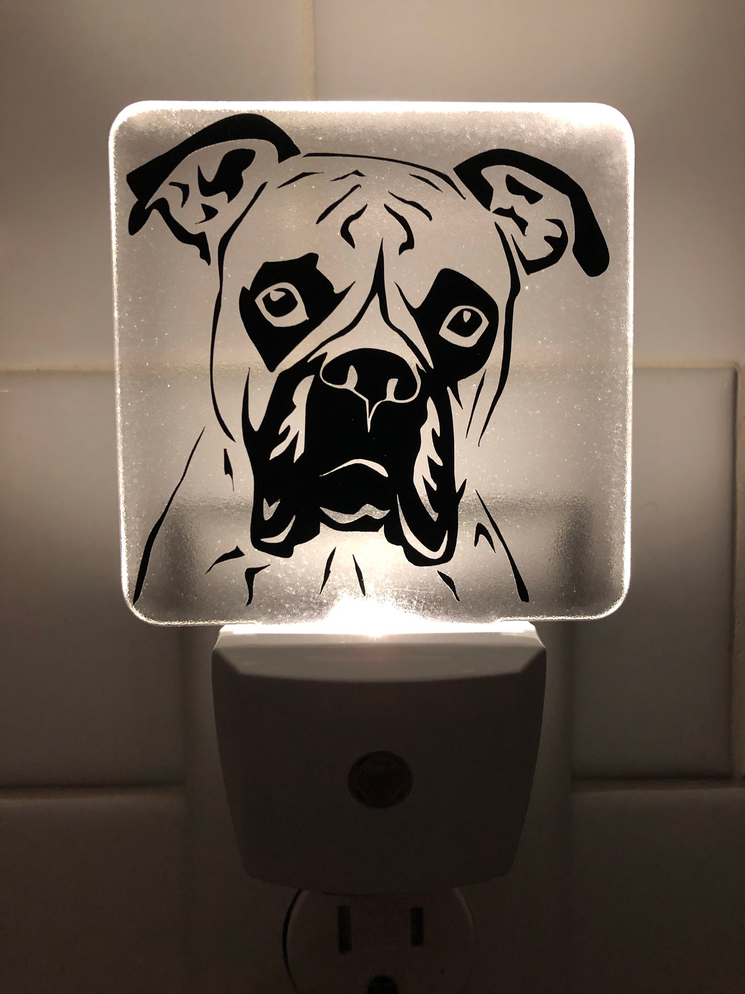 Boxer Dog Nightlight