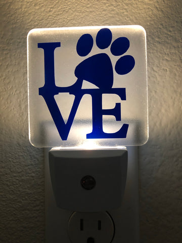 Love Pawprint Nightlight