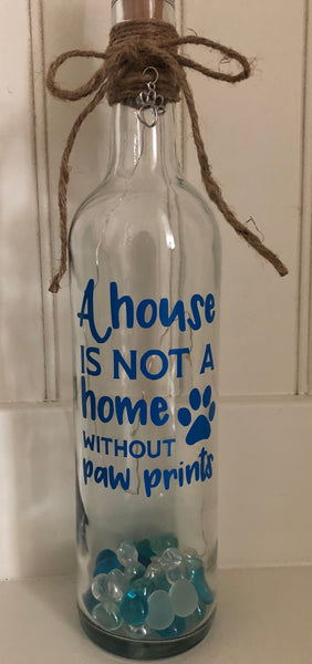 Paw Prints Bottle