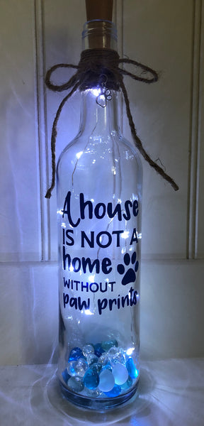 Paw Prints Bottle