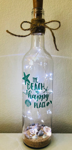 The Beach is my Happy Place Bottle